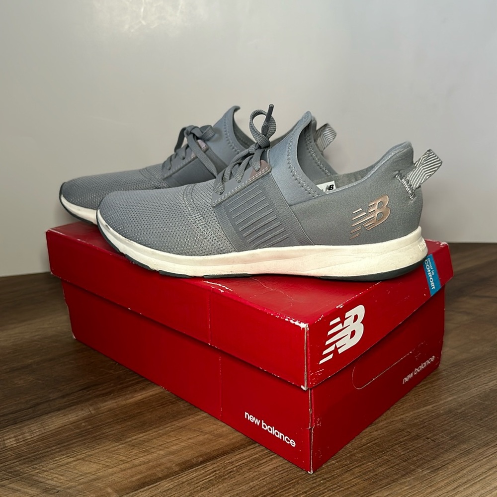 New Balance • grey and white, training sneakers